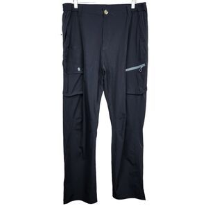 Little Donkey Andy Black Lightweight Cargo Hiking Pants Men's Size XL